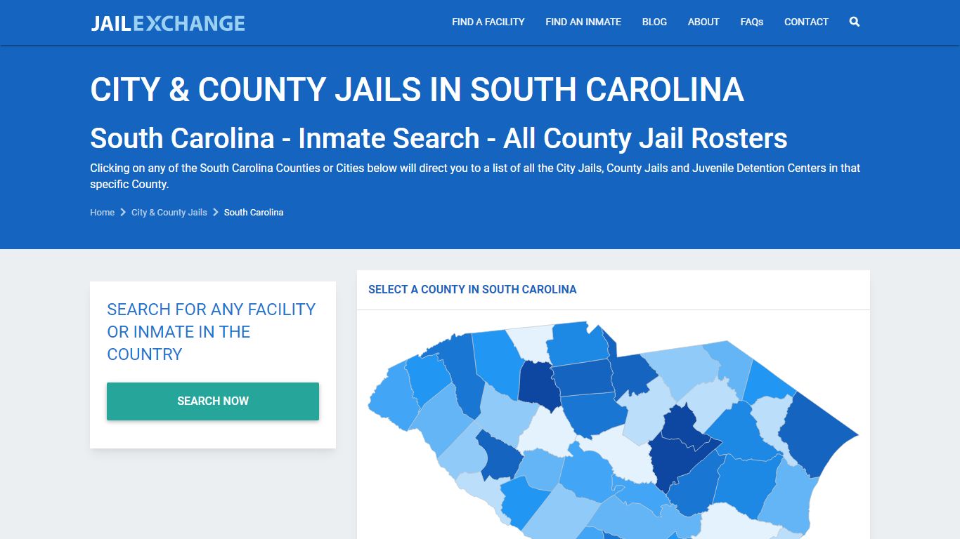 South Carolina - Inmate Search - All County Jail Rosters